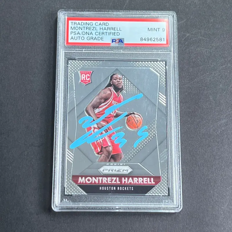 2015-16 Panini Prizm #331 Montrezl Harrell Signed Card PSA Slabbed Rockets