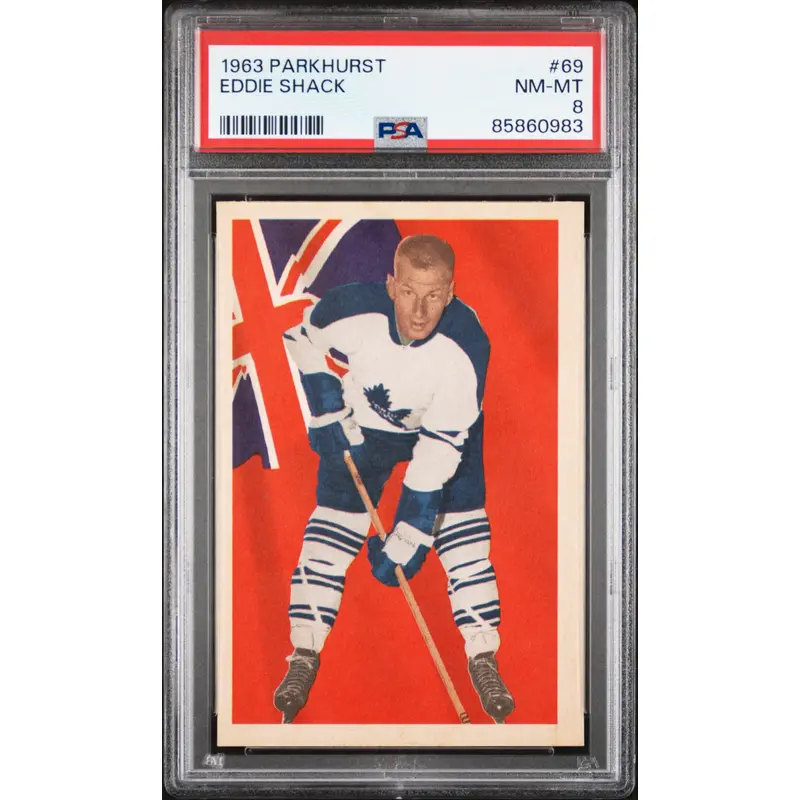 Eddie Shack 1963 Parkhurst #69 PSA 8 Nm-Mint 8