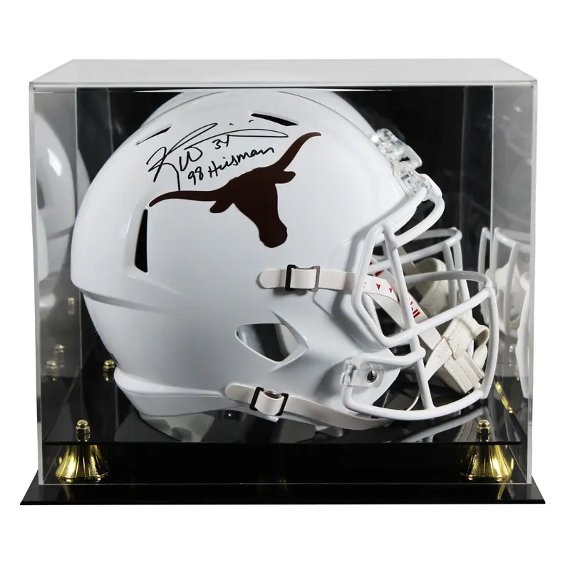 Texas Ricky Williams "98 HT" Signed Full Size Speed Rep Helmet W/ Case BAS Wit