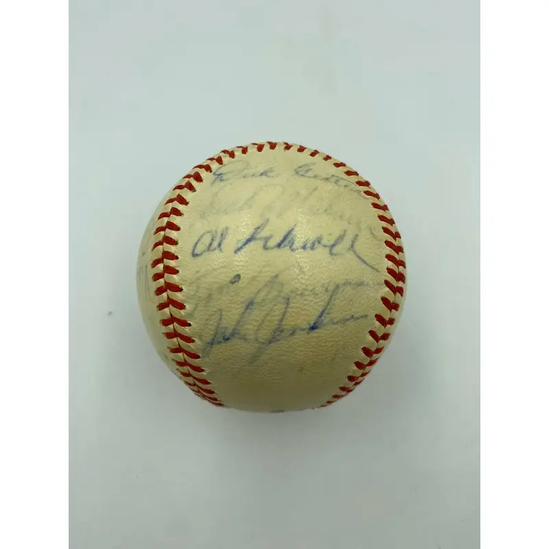 Willie Mccovey Pre Rookie 1957 Dallas Eagles Team Signed Minor League Baseball
