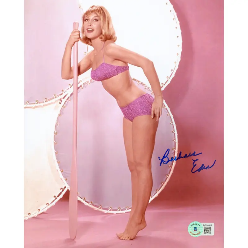 Barbara Eden I Dream of Jeannie Authentic Signed 8x10 Sexy Photo BAS #BG90919
