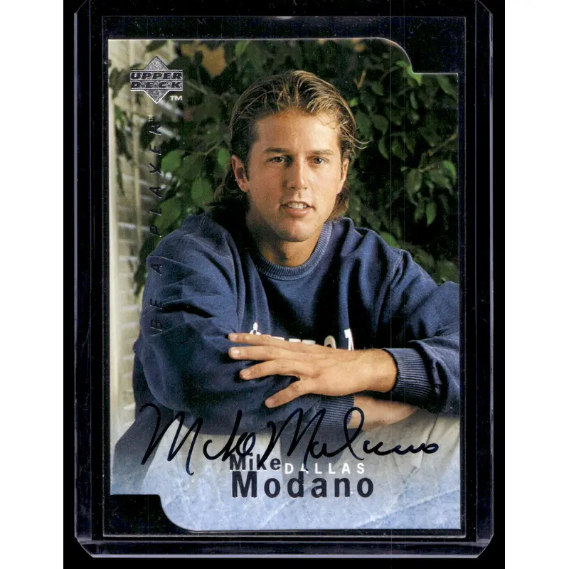 1995-96 Upper Deck Be a Player - Die-Cut Autographs - Mike Modano #S153