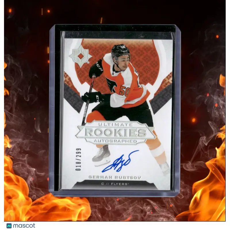 2019-20 Upper Deck Ultimate German Rubtsov Rookie Auto 018/299 #114