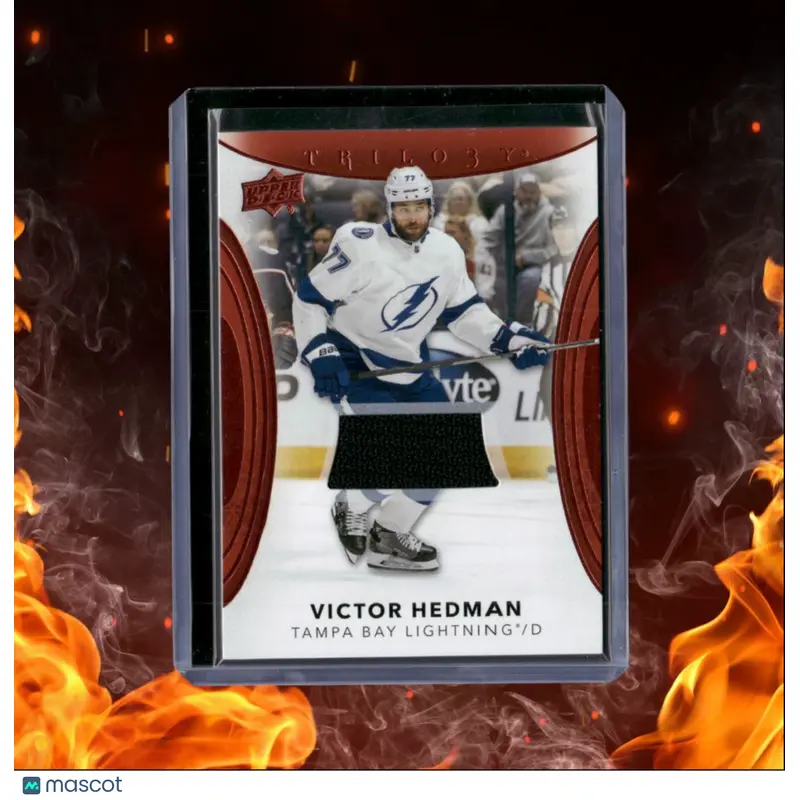 2022-23 Upper Deck Trilogy Victor Hedman Orange Foil Jersey #74