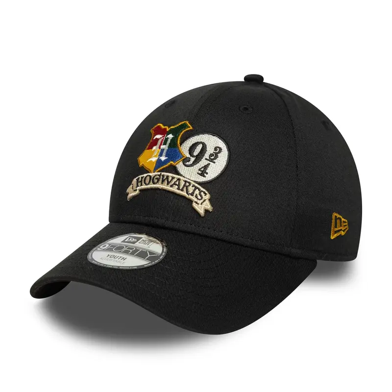 Harry Potter Hogwarts Youth Warner Brothers Black 9FORTY Adjustable Cap