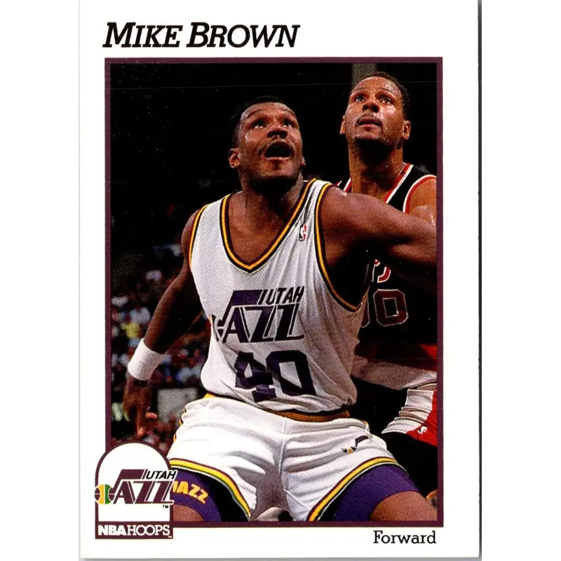 1991 Hoops Mike Brown #206