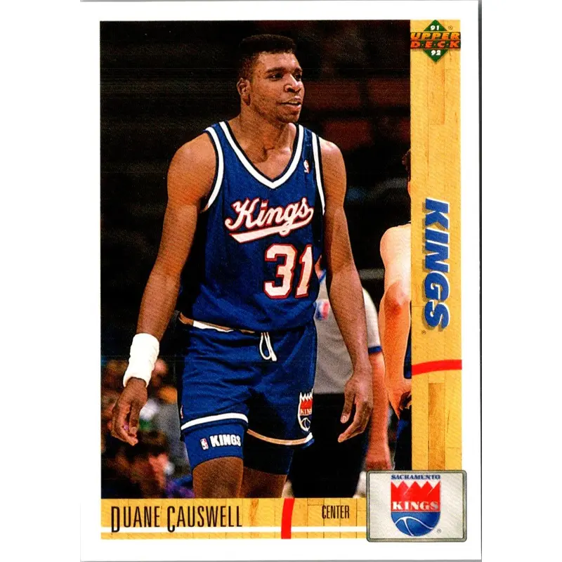 1991 Upper Deck Duane Causwell #358 Rookie