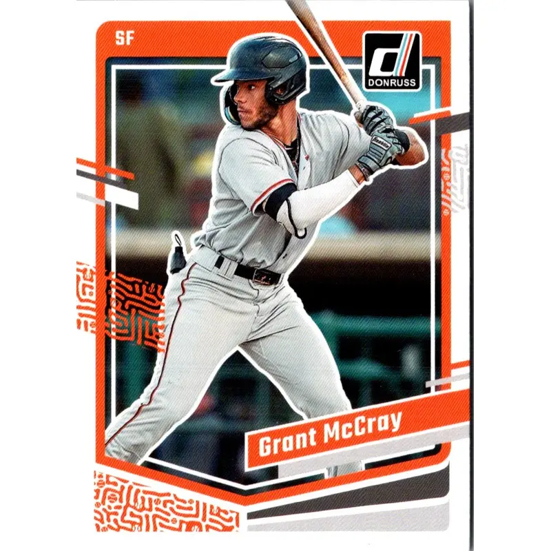 2023 Donruss Holo Orange Grant McCray #145