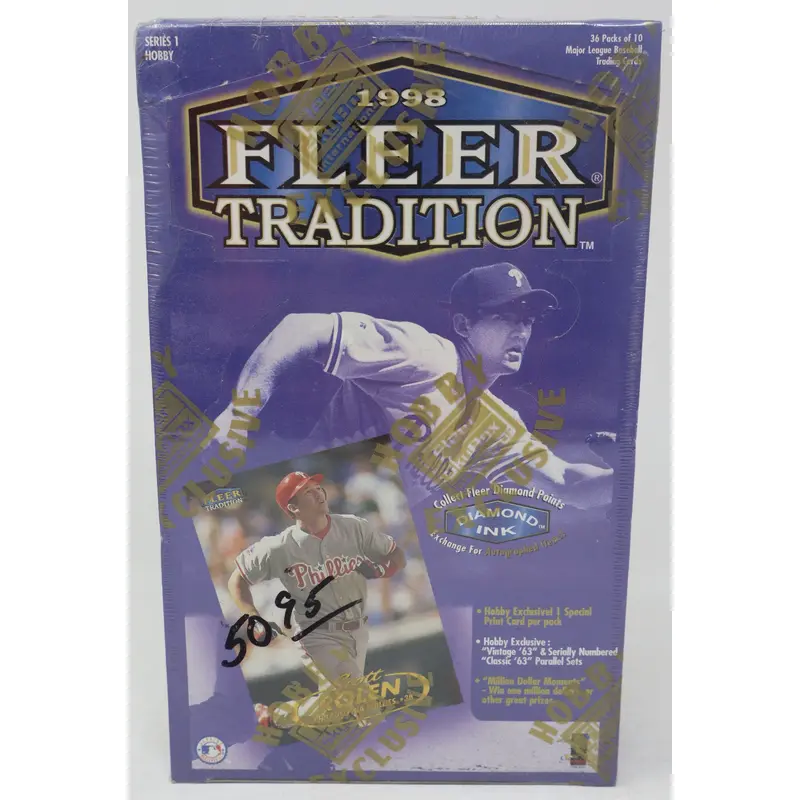1998 Fleer Tradition Baseball Series 1 Box (Hobby)