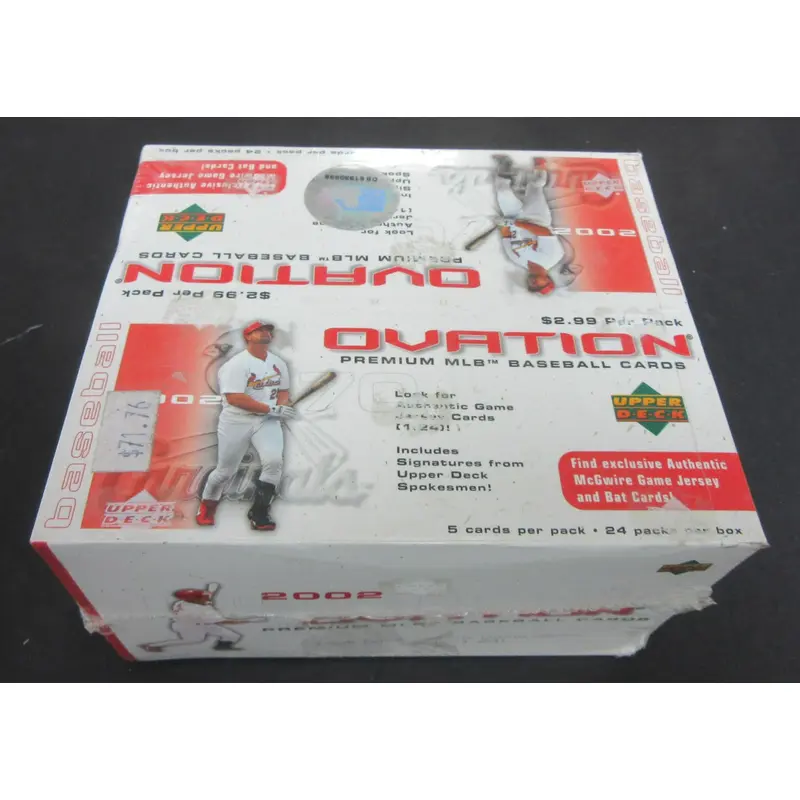 2002 Upper Deck Ovation Baseball Box (Retail)