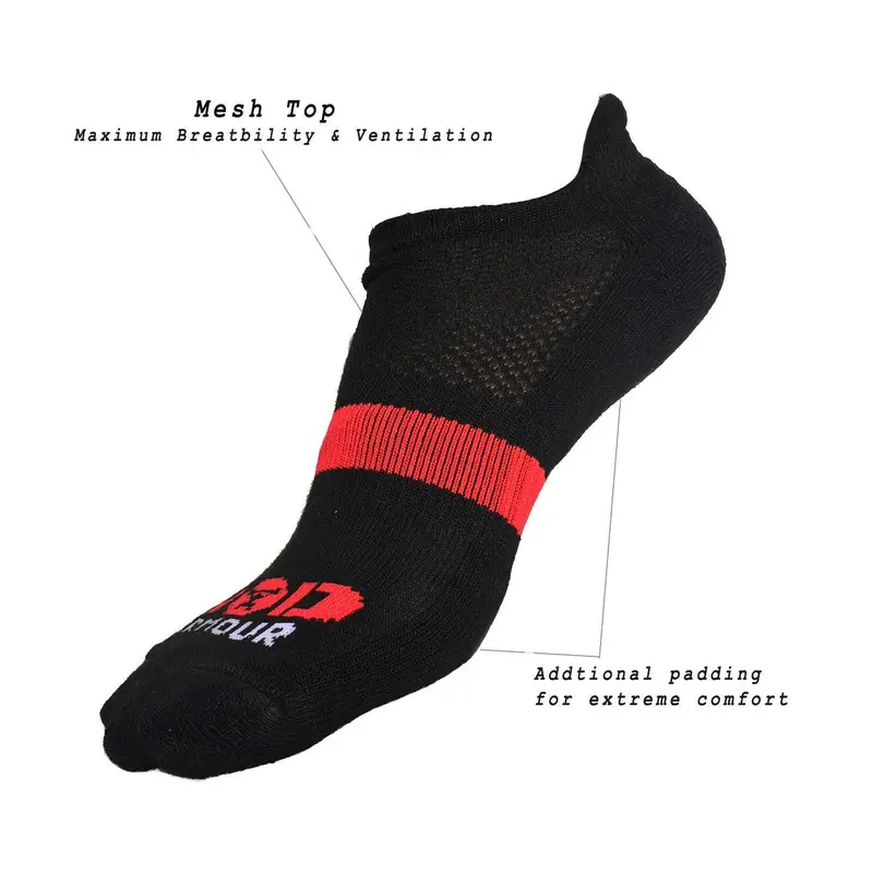 Ankle Length Breathable Training Socks BlackWod Armour | Kibi Sports