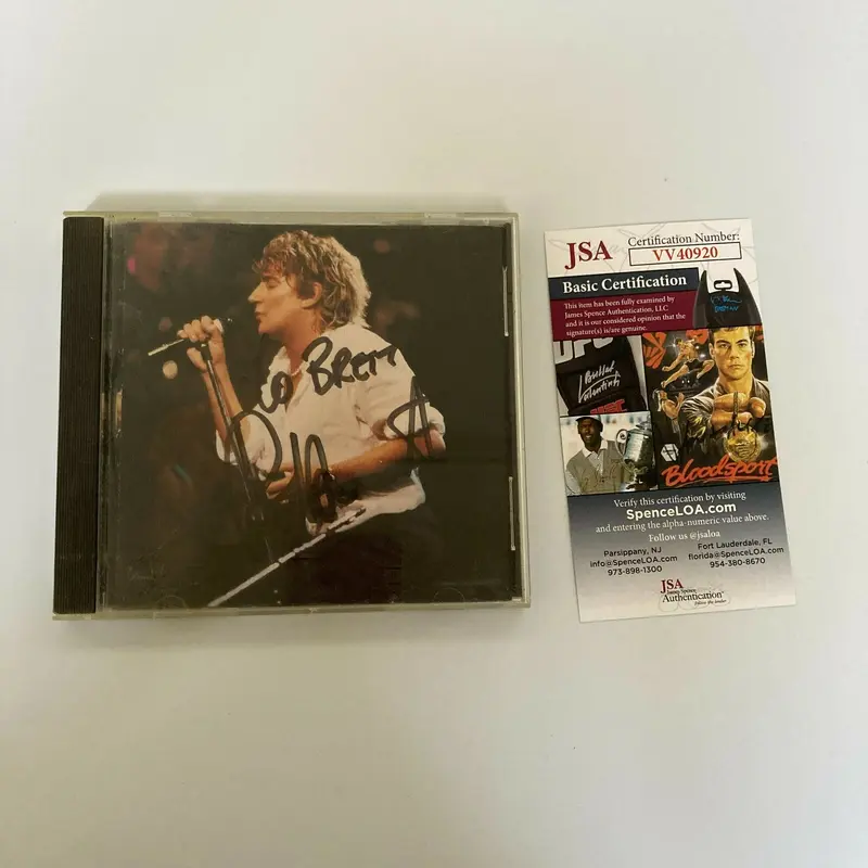 Rod Stewart Signed Autographed Music CD JSA COA