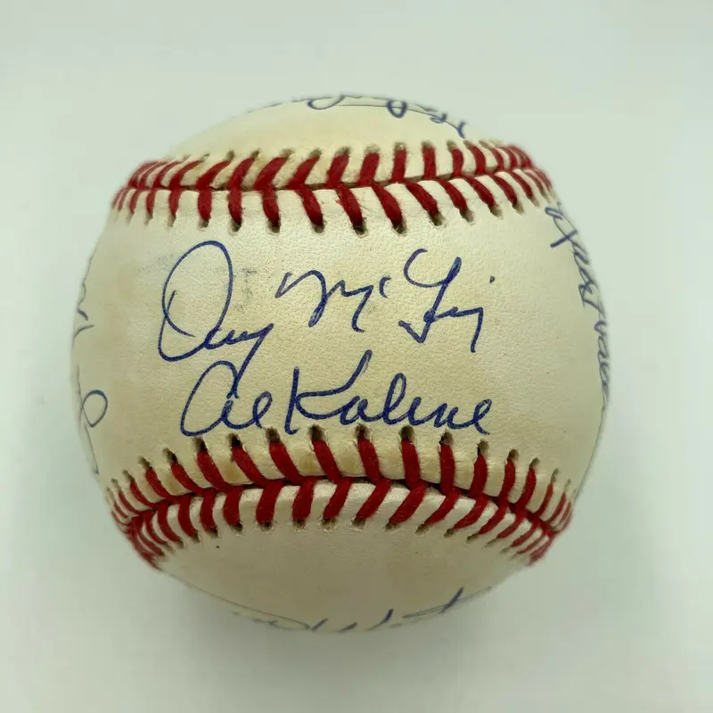 1968 Detroit Tigers World Series Champs Team Signed Baseball With JSA COA