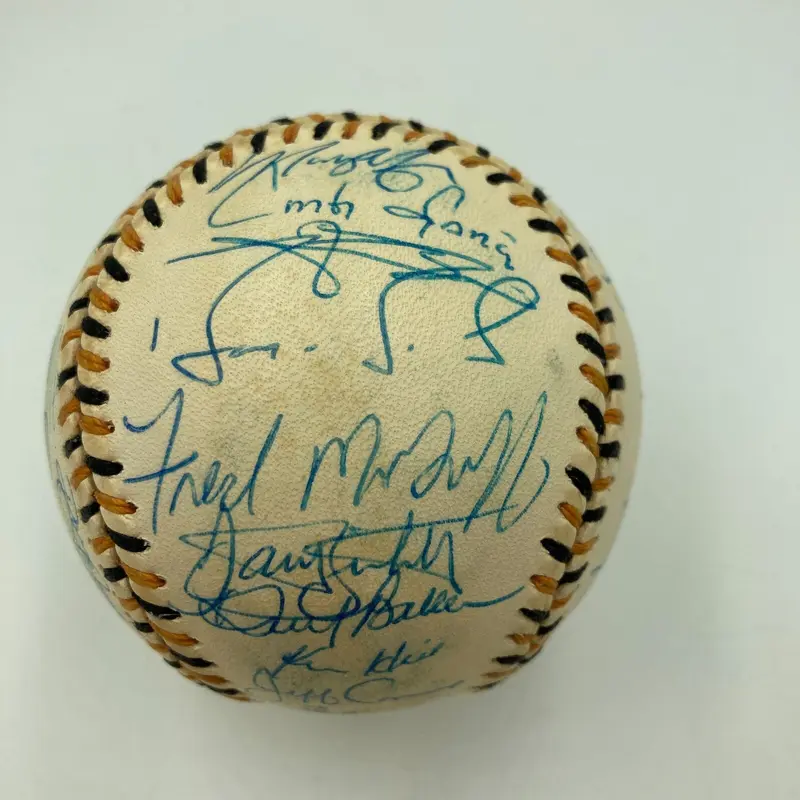 1994 All Star Game National League Team Signed Baseball Barry Bonds PSA DNA COA