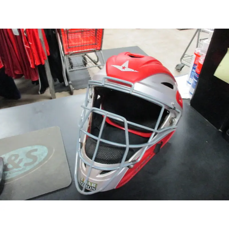 Used All-Star MVP2500 7 - 7 3/4 Catchers Helmet