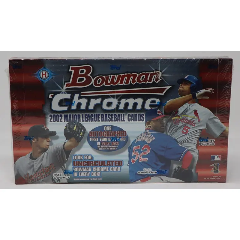 2002 Bowman Chrome Baseball Box (Hobby) (18/4)
