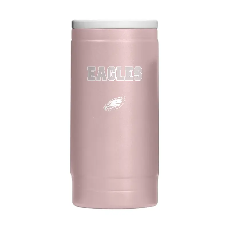 Philadelphia Eagles  Stencil Powder Coat Slim Can Coolie