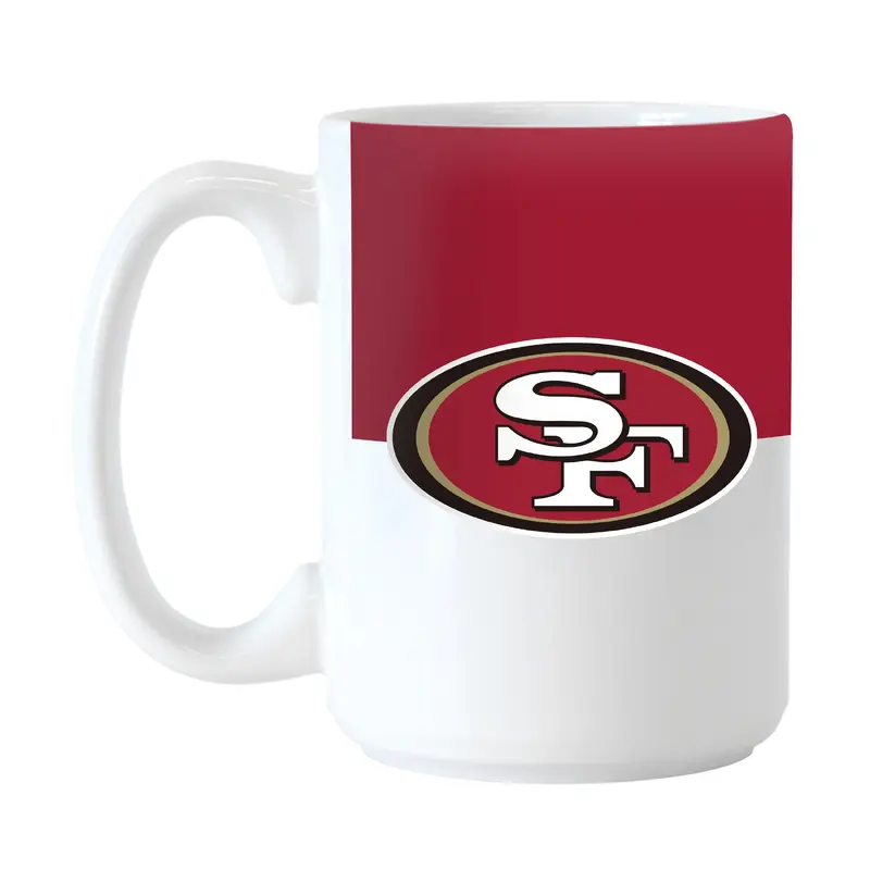 San Fransisco 49ers 15oz Colorblock Sublimated Mug