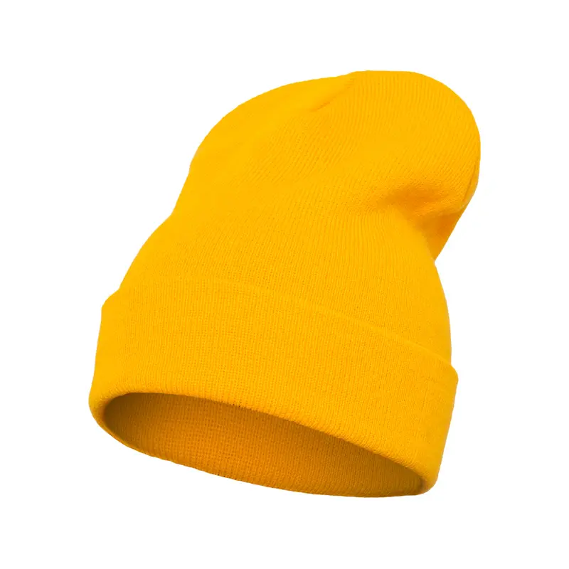 Yupoong Fold Up Beanie - Yellow