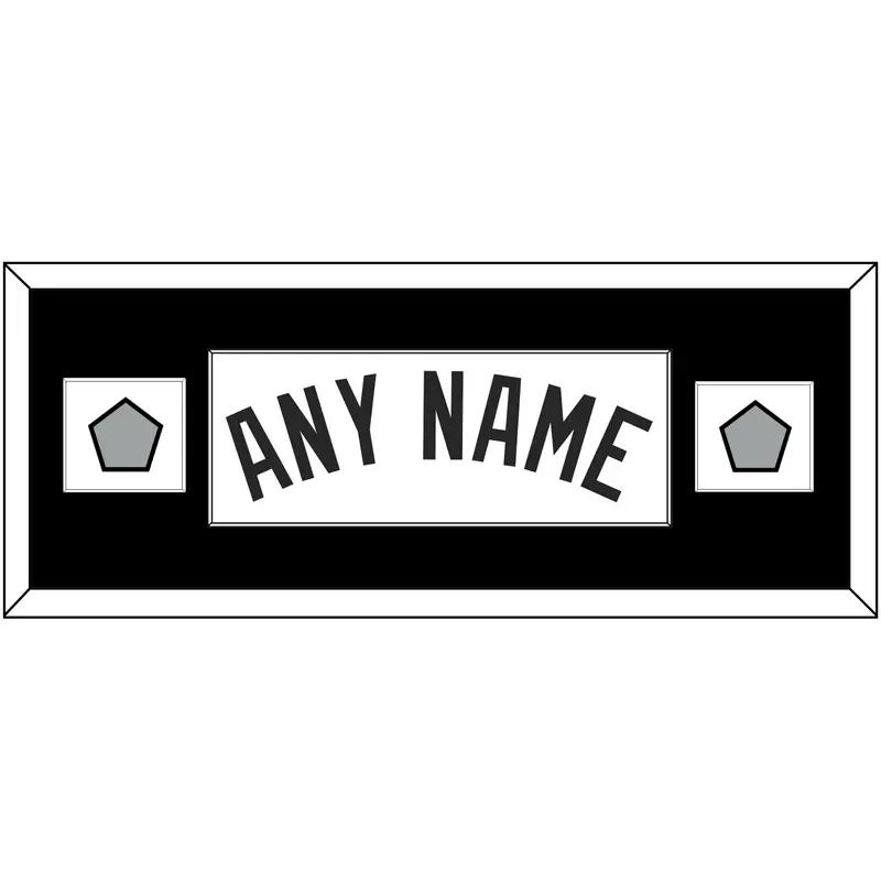 San Antonio Name With 2 Champions Trophy Patches - Home White (2002-2017) - Single Mat 2