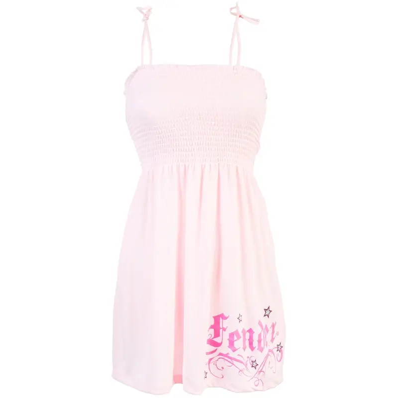 Fender - Pink Logo Juniors Top