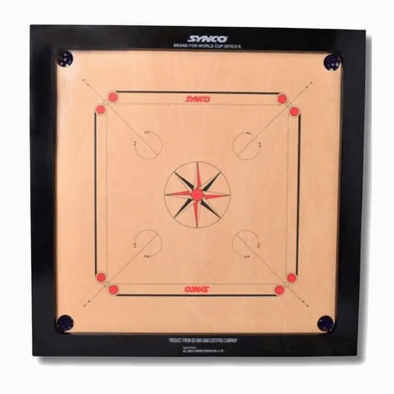 SYNCO SELLORA 4MM FULL SIZE CARROM BOARD | KIBI SPORTS