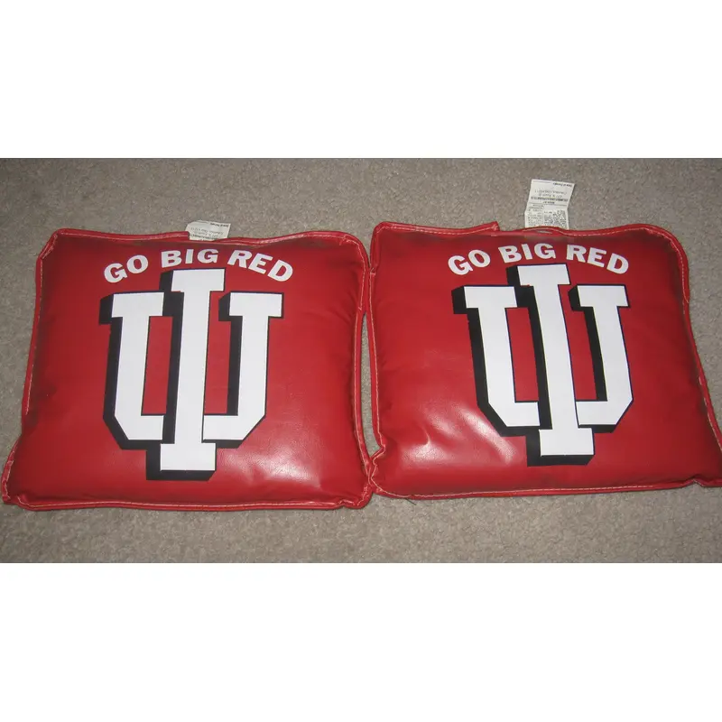2 Indiana University Vintage 1970's Seat Cushions