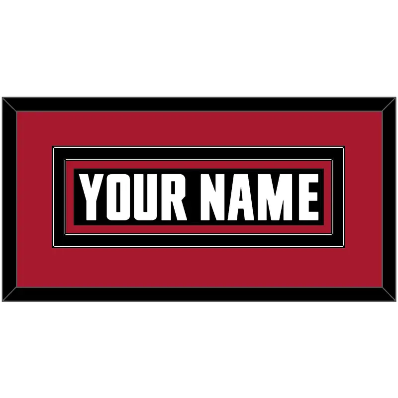 Atlanta Nameplate - Home Black - Double Mat 4