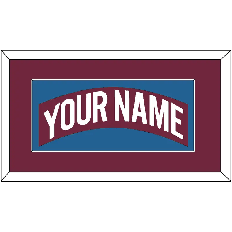 Colorado Nameplate - Road Burgundy (1999-2001) - Single Mat 2