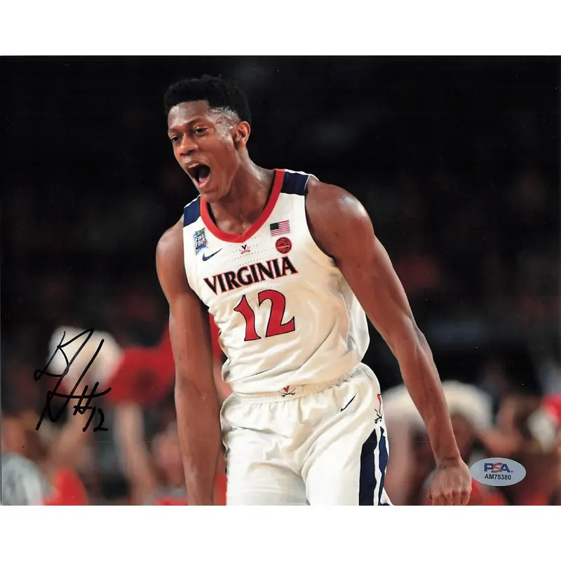 Deandre Hunter signed 8x10 photo PSA/DNA Virginia Autographed