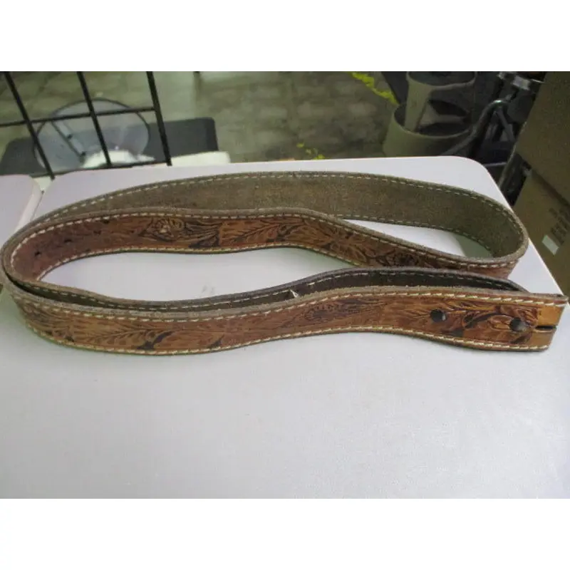 Used Tony Lama Genuine Leather Belt (No Buckle)