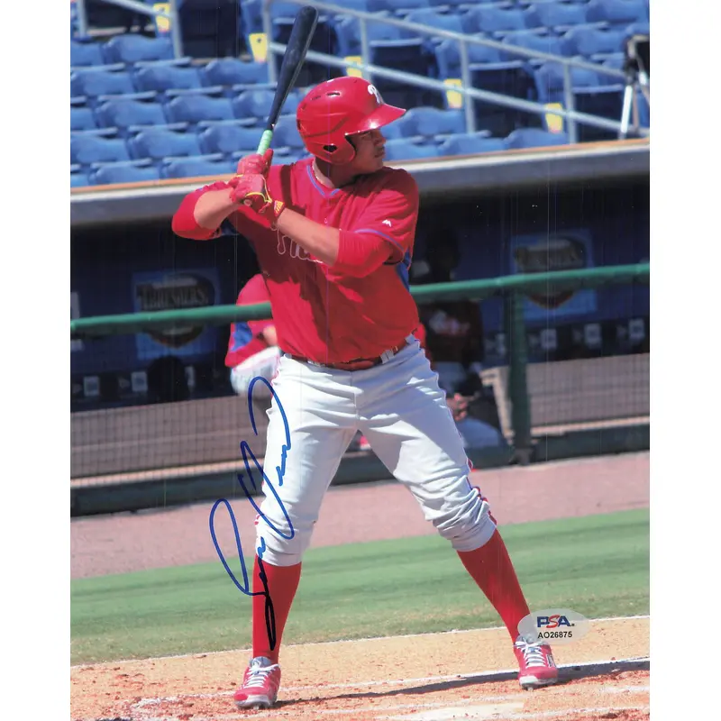 Jhailyn Ortiz signed 8x10 photo PSA/DNA Philadelphia Phillies Autographed