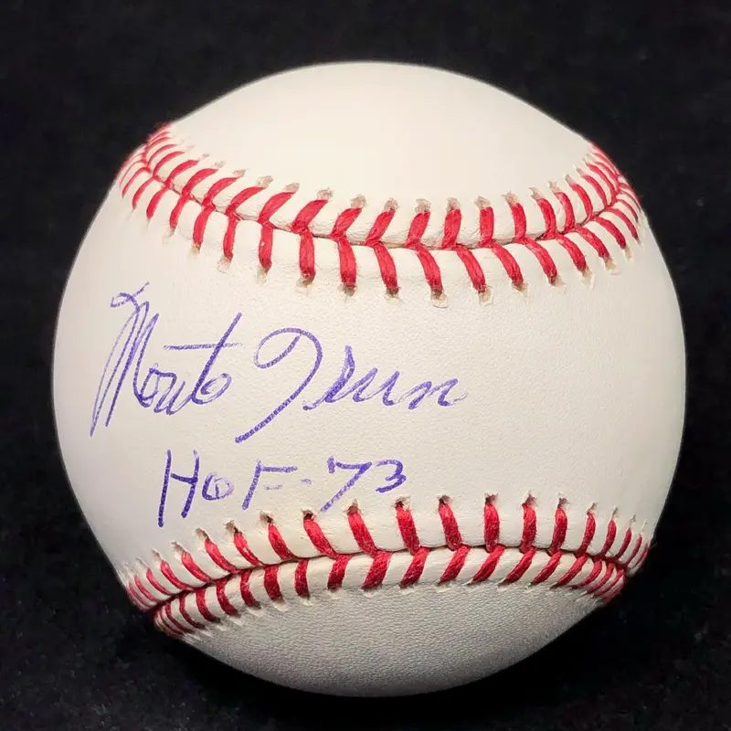 MONTE IRVIN signed baseball PSA/DNA New York Giants autographed