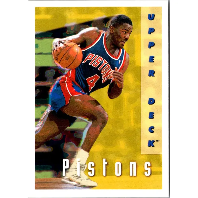 1992 Upper Deck Detroit Pistons #357