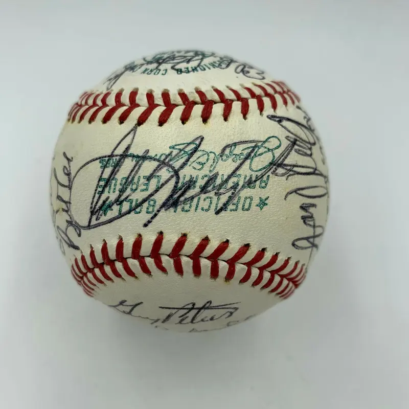 Beautiful 1971 Boston Red Sox Team Signed American League With Carl Yastrzemski