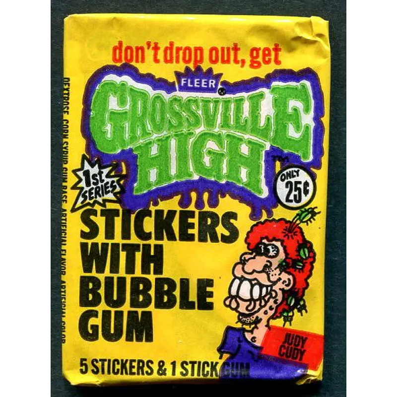 1986 Fleer Grossville High Unopened Wax Pack