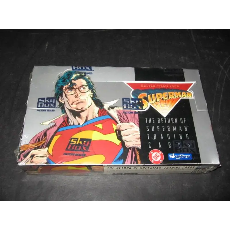 1993 Skybox The Return of Superman Better Than Ever Box