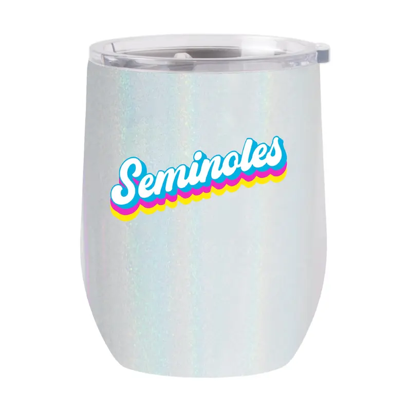FL State 16oz Shadow Iridescent Curved Tumbler