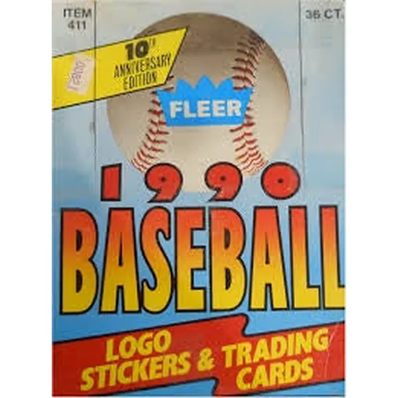 1990 Fleer Baseball Wax Box