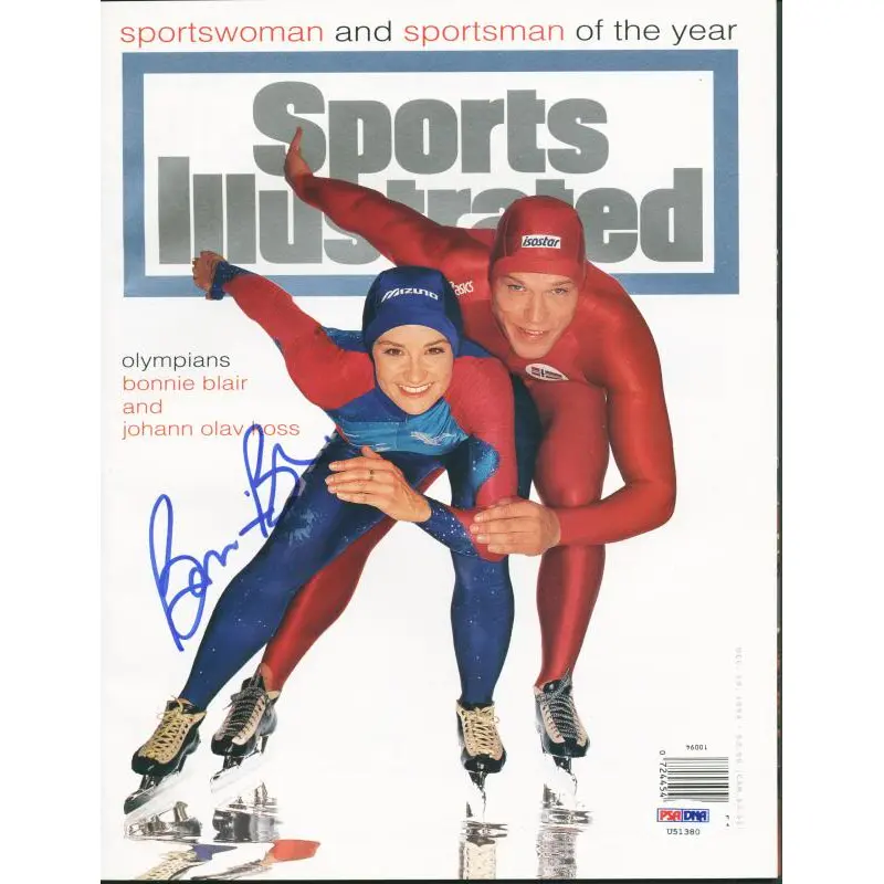 Bonnie Blair Authentic Signed Sports Illustrated 1994 PSA/DNA #U51380