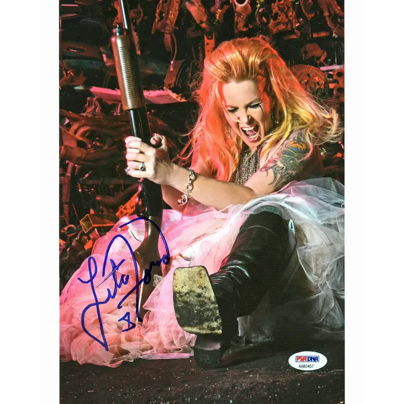 Lita Ford The Runaways Authentic Signed 8.5x11 Photo PSA/DNA #AB83457