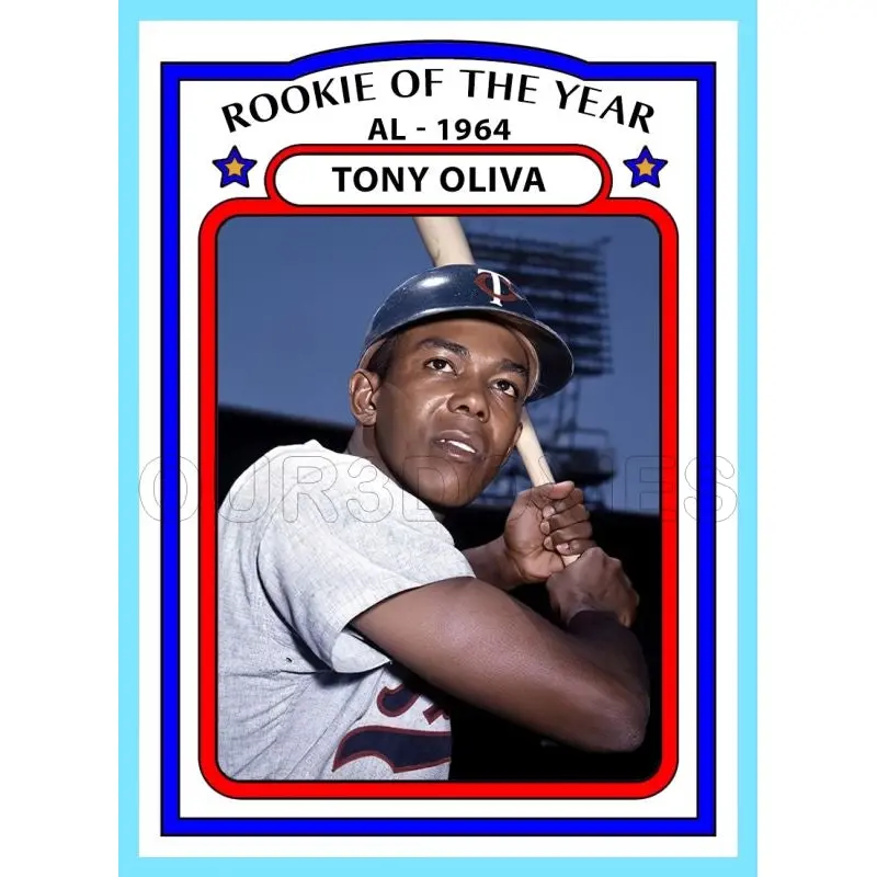 Tony Oliva ROY 1972 Topps Custom Card - 4760
