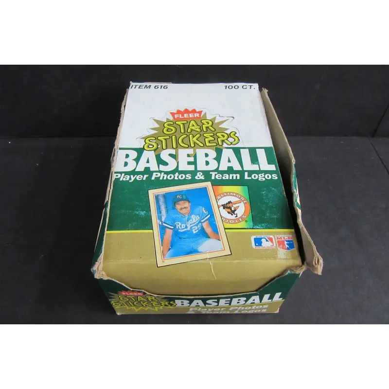 1984 Fleer Baseball Star Stickers Box