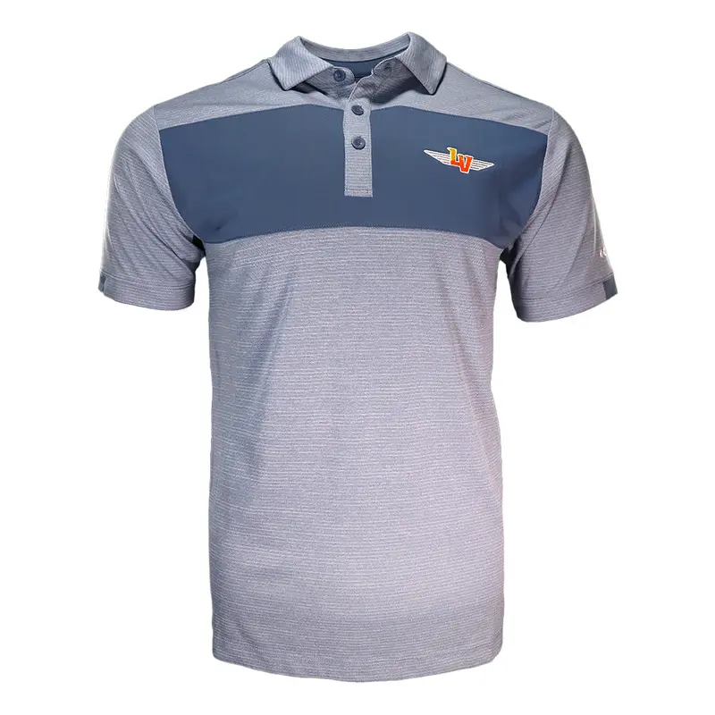 Men's Columbia Winged LV Omni-Wick Total Control Dark Blue Short Sleeve Polo