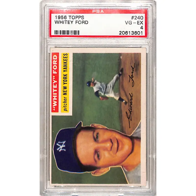 Whitey Ford 1956 Topps #240 PSA 4 Vg-Ex