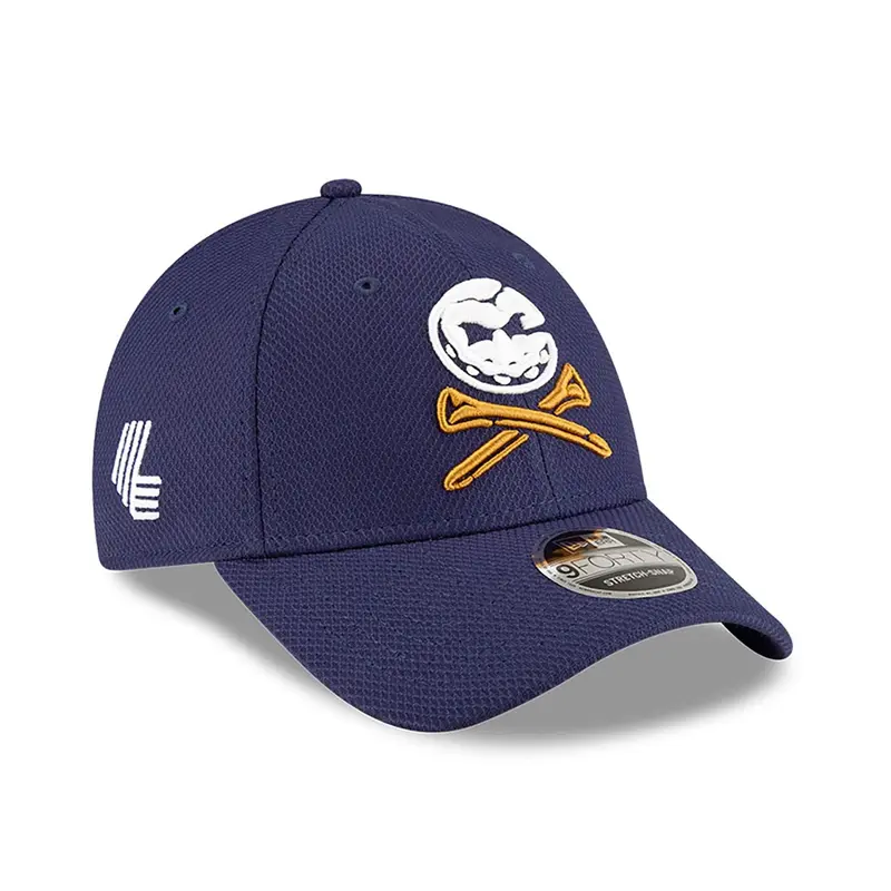 Crushers LIV Golf Navy 9FORTY Stretch Snap Adjustable Cap