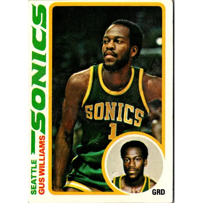 1978 Topps Gus Williams #39