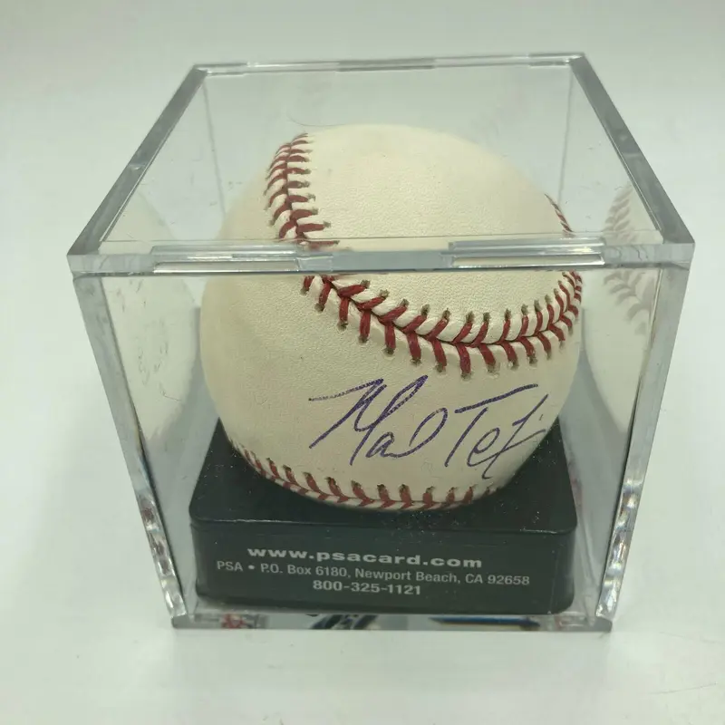 Mark Teixeira Signed Major League Baseball PSA DNA Graded 10 GEM MINT