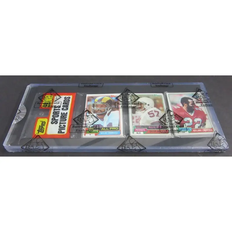 1981 Topps Football Unopened Rack Pack (BBCE)