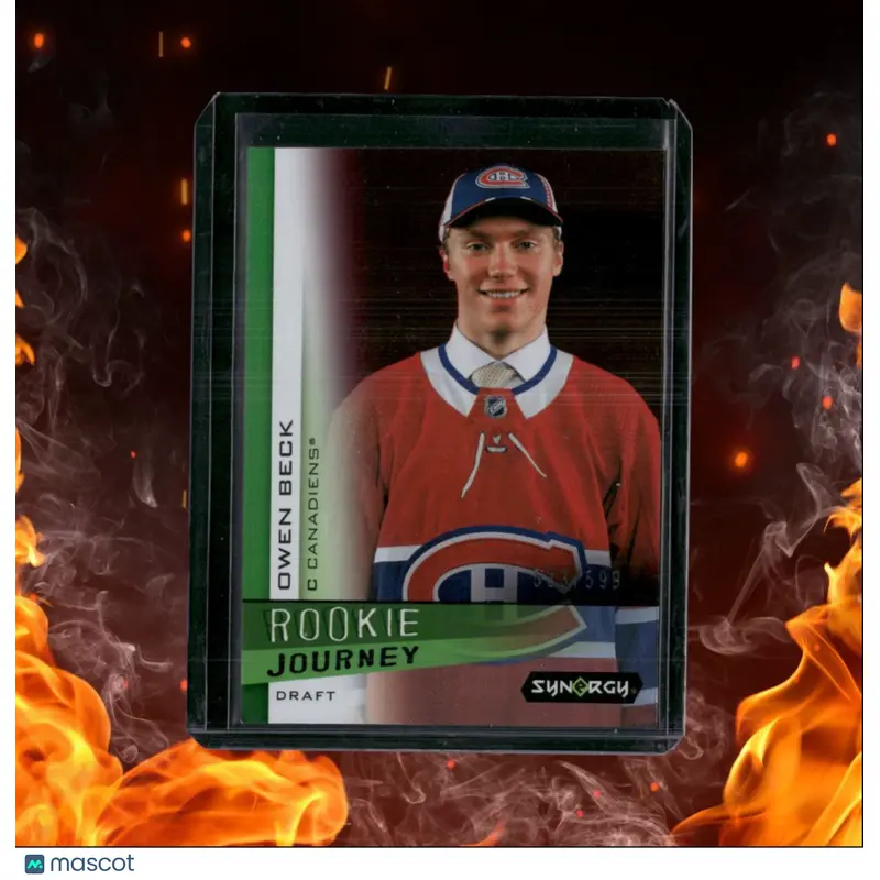 2023-24 Upper Deck Synergy Owen Beck Journey Draft Rookie 533/599 #RJ-10